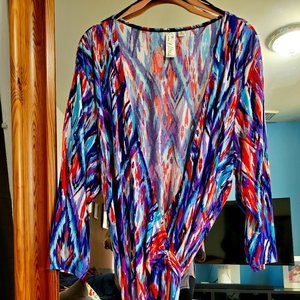 Colorful Wrap Dress